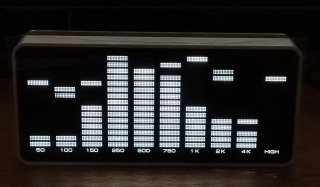 LINK1 AK1016 LED koʻrsatkichi audio musiqa spektri VU metrli Stereo kuchaytirgich paneli sozlanishi fotosurat tezligi paneli