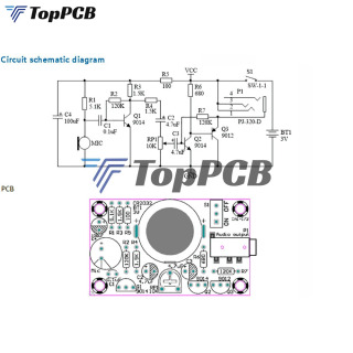 Слуховой аппарат DIY Kit Audiphone Audio Amplifier Board Школьная лаборатория Lap Education Training Упражнения Электроника DIY Модуль