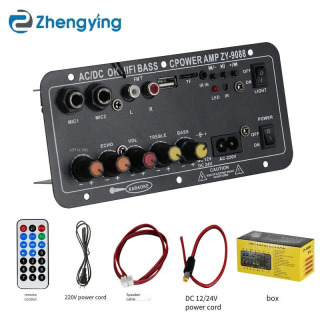 Плата аудиоусилителя, уличный автомобильный DIY аудио караоке, Bluetooth Amplificatore, сабвуфер, динамик, автомобильный усилитель