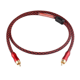 YYAUDIO 4N OFC 75 Ом Hi-Fi цифровой коаксиальный аудио-видео кабель RCA Hi-end RCA-RCA мужской сабвуфер аудиокабель 1 м 2 м 3 м 5 м 8 м 10 м
