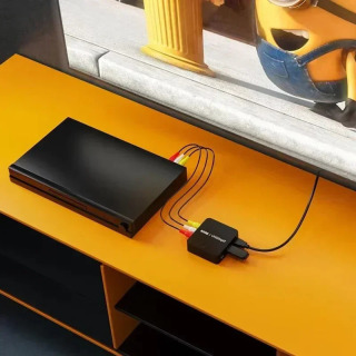 НОВЫЙ! Карта захвата аудио-видео CVBS AV S-video Record To U Flash Drive USB-диск для VHS VCR RCA Hi8 Player Видеокамера DVD-плеер