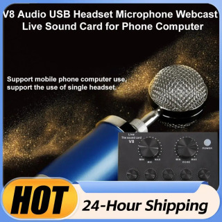 Elektr gitara studiyasi uchun monitorli USB naushnikli professional audio ovoz kartasi real vaqtda effektlarni yozib olish uchun audio mikser