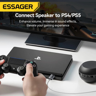 Essager внешняя звуковая карта USB для разъема для наушников с микрофоном 3,5 мм, стереогарнитура, аудио адаптер для микрофона, интерфейс динамика для ноутбука