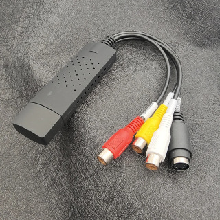 USB 2.0 video taʻqib qilish kartasi TV DVD uchun video audio konvertori VHS TV DVR uchun audio yozib olish adapter kartasi