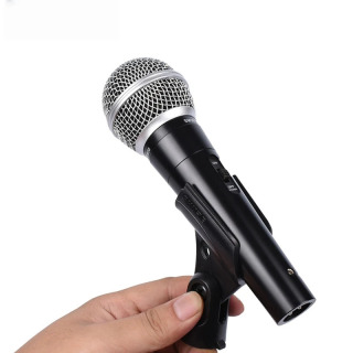 58 simli dinamik mikrofon tovush kartasi uy kompyuteri uchun jonli efir uskunasi Karaoke sahnasi audio kuchaytirgichi portativ mikrofon