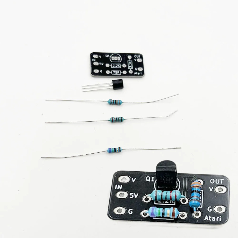 Atari 2600/7800 uchun A/V MOD KIT Booster
