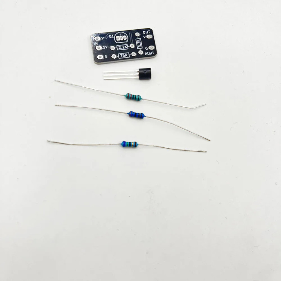 Atari 2600/7800 uchun A/V MOD KIT Booster