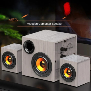Kompyuter audio tizimi, faol yashash xonasi uchun simli tashqi dinamiklarning toʻliq toʻplami, katta professional sabvufer
