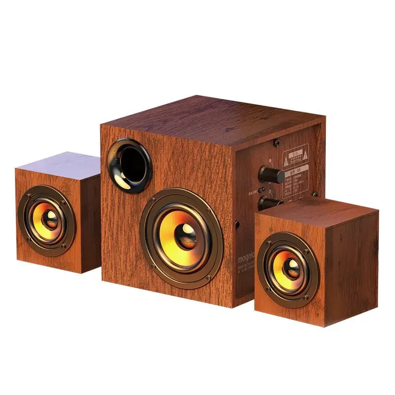 Kompyuter audio tizimi, faol yashash xonasi uchun simli tashqi dinamiklarning toʻliq toʻplami, katta professional sabvufer