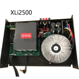 XLi 2500 quvvat kuchaytirgichi Professional audio DJ uskunalari chiziqli qatorli dinamiklar Sahna toʻyi KTV uchun uy foydalanish uchun sabvufer dinamiklari
