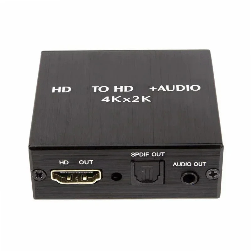 4K x 2K видео-аудио экстрактор HDMI-совместимый аудиоконвертер 3,5 мм SPDIF оптический TOSLINK стерео выход адаптер-сплиттер