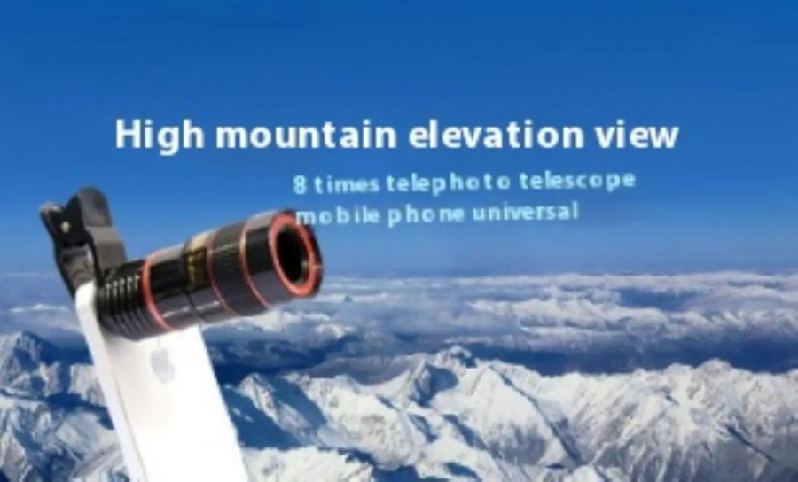 Telefon telefoto kamerasi Universal zoom linzasi Yuqori aniqlikdagi fokusli effektli suratga olish Katta yorugʻlik oʻtkazuvchanligi yuqori rangli