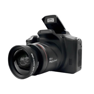 Keng burchakli telefoto linzali yangilangan raqamli Full HD1080P 16x raqamli masshtabli kamerali videokamera Vlogging yuqori aniqlikdagi