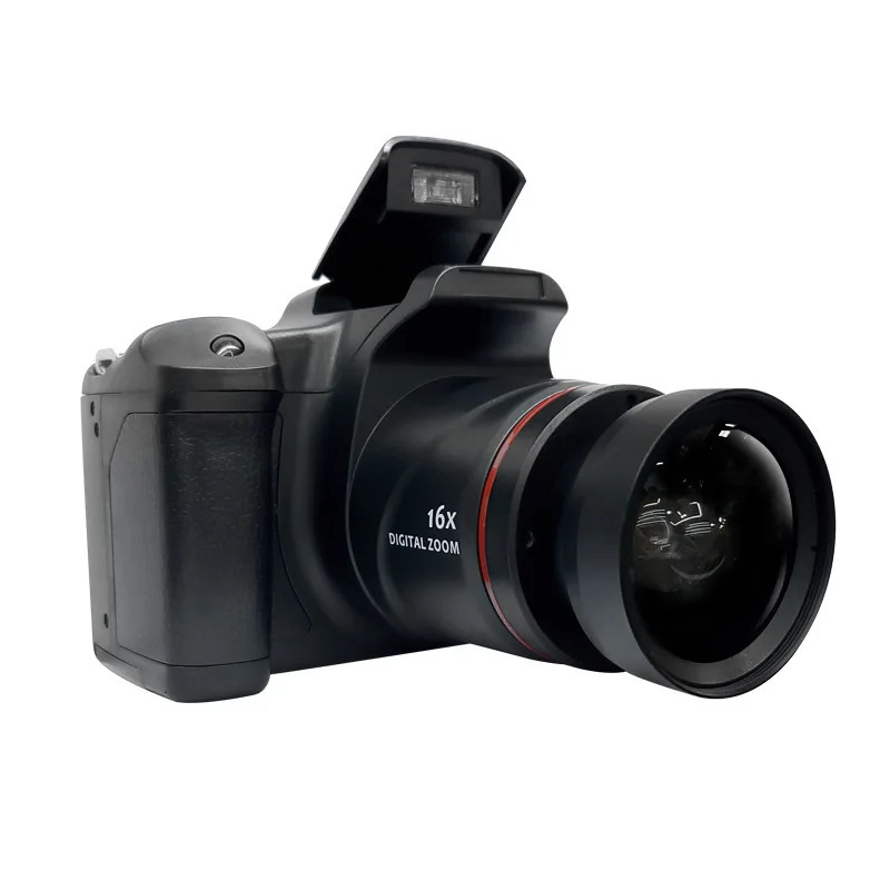 Keng burchakli telefoto linzali yangilangan raqamli Full HD1080P 16x raqamli masshtabli kamerali videokamera Vlogging yuqori aniqlikdagi