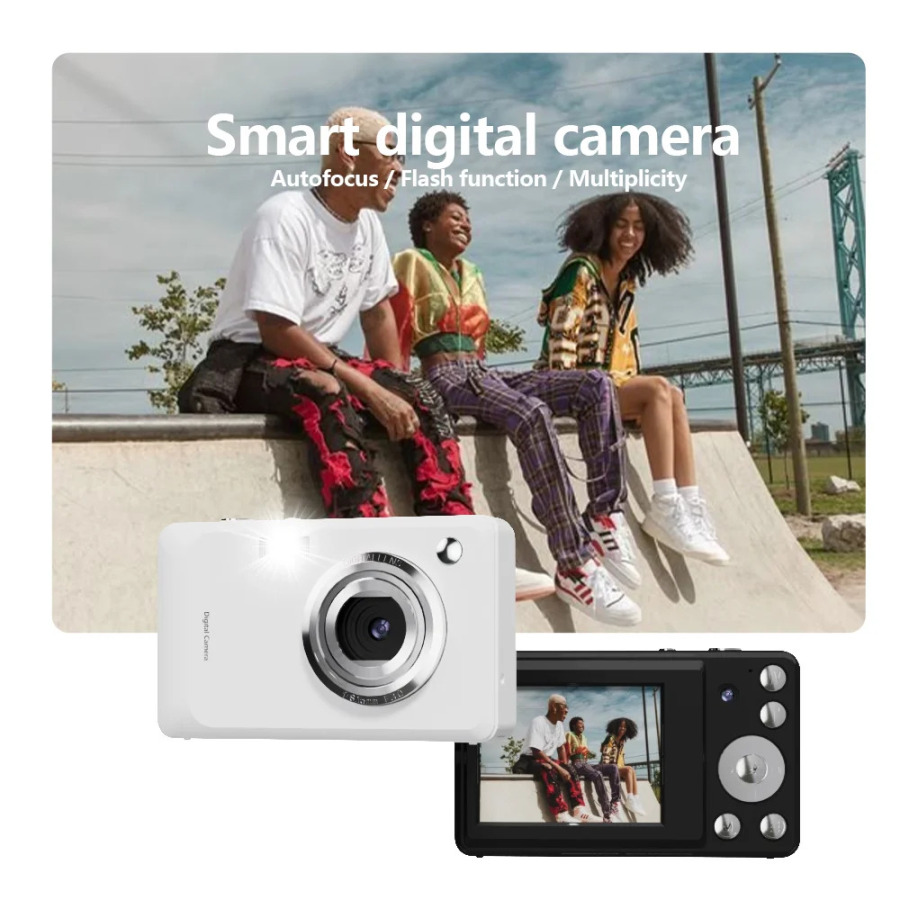 Raqamli kamera 1080p HD video suratga olish uchun portativ selfi 2s/5s/10s nozik JPEG suratga olish uchun yangi boshlanuvchilar uchun Tugʻilgan kun sovgʻalari