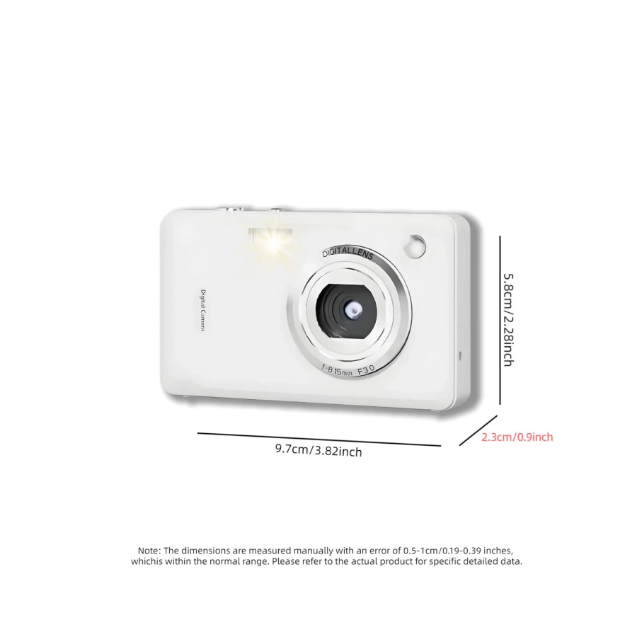 Raqamli kamera 1080p HD video suratga olish uchun portativ selfi 2s/5s/10s nozik JPEG suratga olish uchun yangi boshlanuvchilar uchun Tugʻilgan kun sovgʻalari