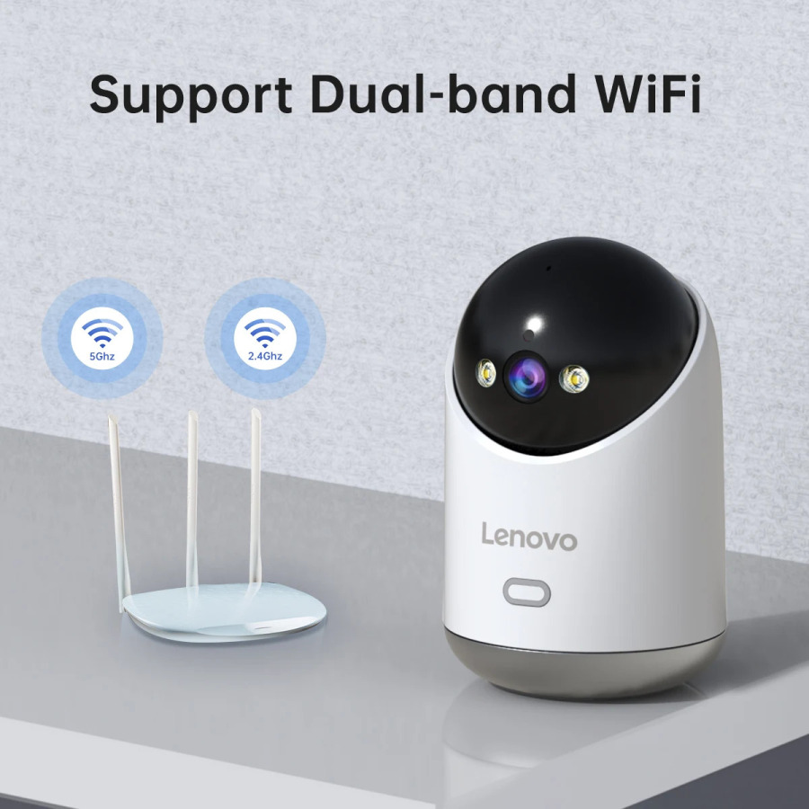 Lenovo 5MP Wi-Fi камера умный дом внутренняя IP-камера полноцветная ночная автоматическая камера слежения видеонаблюдения радионяня