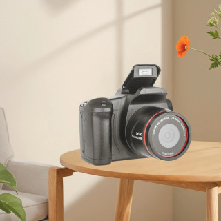 Foto va video yozish uchun 16x kattalashtirish va 2,4 dyuymli LCD displeyli videokamera