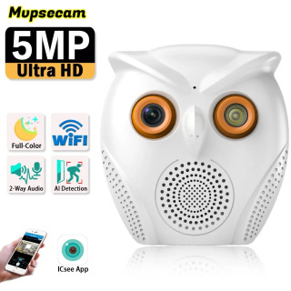 WiFi kamera ichki 5MP HD CCTV kamera IP kamera Simsiz xavfsizlik kamerasi rangli tungi koʻrish aqlli uy WiFi chaqaloq monitori ICSee APP