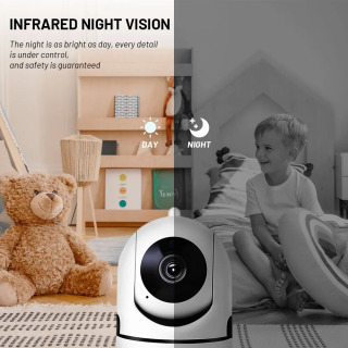 Mini Smart Home Avtomatik Kuzatuv Kamerasi 1080P WiFi IP Kamera Uyda foydalanish uchun toʻliq simsiz CCTV Bolalar xavfsizligi kamerasi Uy kamerasi