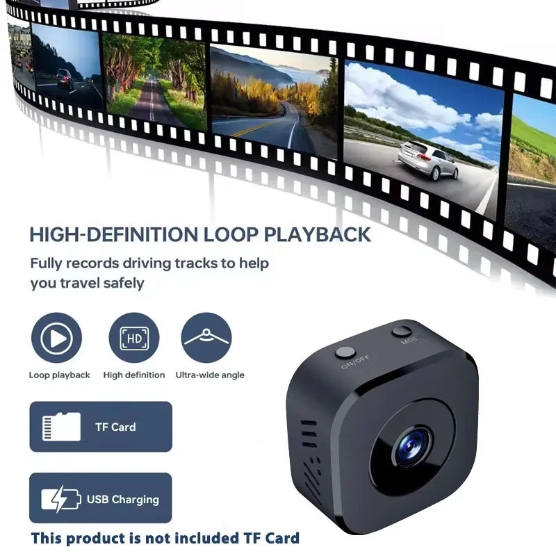 Mini Security Camera Pro 4K FullHD Wi-Fi kuzatuvi ikki tomonlama ovozli harakatni aniqlash infraqizil tungi koʻrish kamerasi