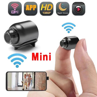 Mini kamera 1080P HD WiFi tungi koʻrish harakat sensori Uy xavfsizligi video kamerasi Audio video yozuvchisi Xotira kartasi yoʻq