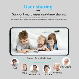 Mini kamera 1080P HD WiFi tungi koʻrish harakat sensori Uy xavfsizligi video kamerasi Audio video yozuvchisi Xotira kartasi yoʻq