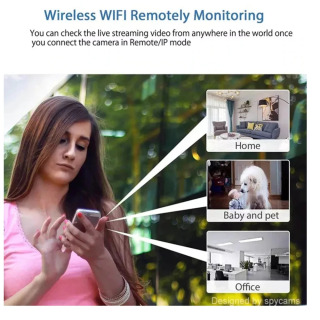 Mini kamera 1080P HD WiFi tungi koʻrish harakat sensori Uy xavfsizligi video kamerasi Audio video yozuvchisi Xotira kartasi yoʻq