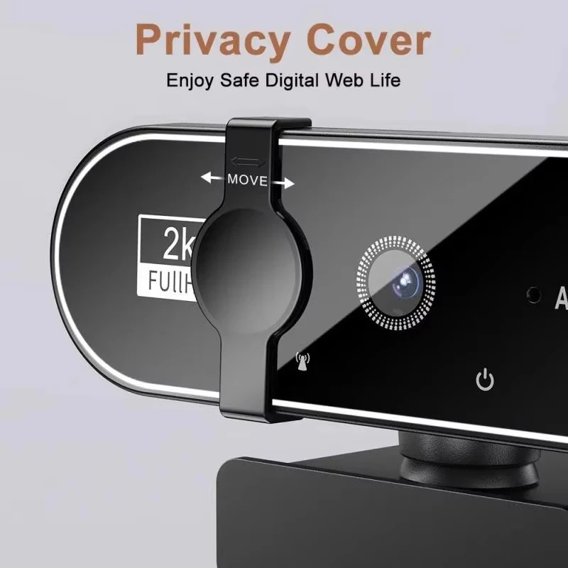 Avtofokusli va mikrofonli 4K veb-kamera, Full HD 1080P, kompyuter va noutbuk uchun