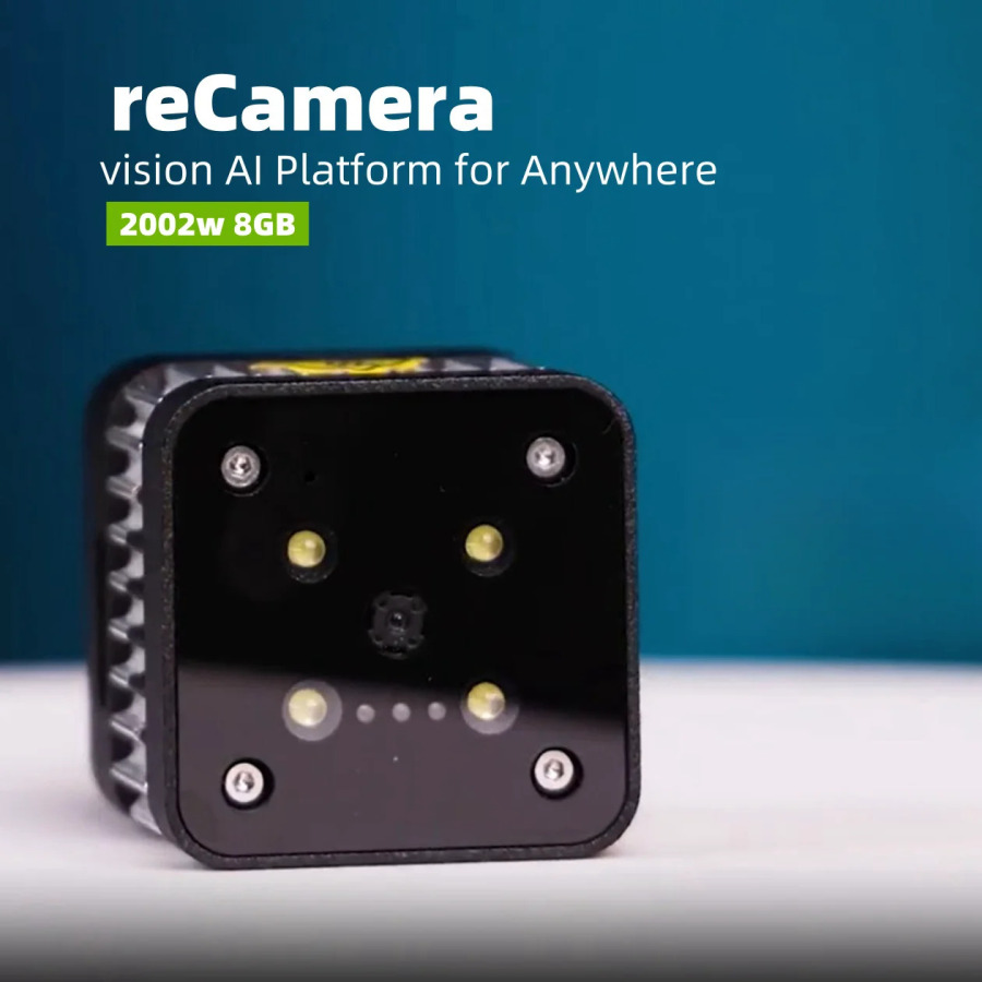 reCamera 2002w 8 ГБ 64 ГБ AI камера, reCamera 2002 8 ГБ 64 ГБ, RISC-V SoC с кодированием видео 5 МП @ 30 FPS