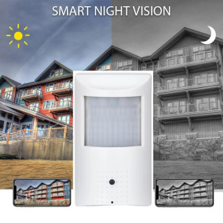 Camhi 1080P 1920P PIR WiFi-камера Onvif Внутренняя защита безопасности 940 ИК Ночное видение 2-стороннее аудио Невидимое наблюдение