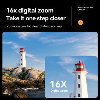 Цифровая камера 6K, 50 МП, 16-кратный зум, студенческая камера, уличная, с защитой от сотрясений, цифровая видеокамера, видеорегистратор с фотовспышкой, компактная видеокамера 2026