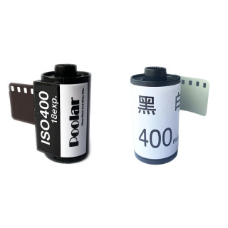 400 boshlovchi filmi Vintage kamera plyonkasi fotostudiya toʻplamlari 35 mm Asa/Iso qora va oq kamerali salbiy film