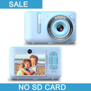 Bolalar raqamli kamerasi 3 yoshdan 12 yoshgacha boʻlgan oʻgʻil va qiz bolalar uchun 1080P video sovgʻa 8 GB SD karta bilan HD foto portativ foydalanish uchun qulay Синий