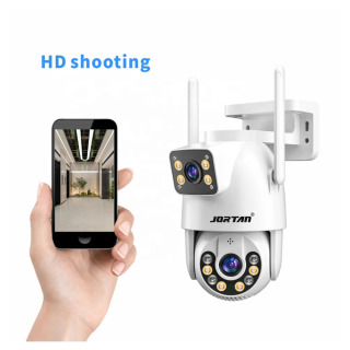 4K 6MP двойной объектив экран видеонаблюдения наружная IP-камера безопасности беспроводная водонепроницаемая Wi-Fi ночного видения ONVIF домашняя видеокамера Yoosee