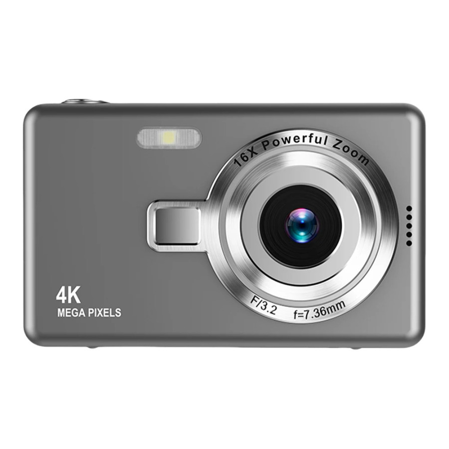 Цифровая камера 4K HD 1080P, 96 МП, с автофокусом, для видеоблогинга, 16-кратный зум, видеокамера с 2,4-дюймовым IPS-экраном для детей и взрослых, для фотосъемки