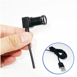 Мини USB телефото камера с длинным фокусом EFL 25 мм 14 градусов объектив ворота общественного дома безопасности CCTV UVC 2MP HD OTG Компьютерная камера