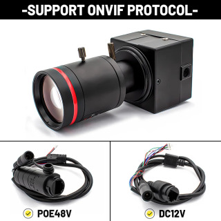 IP-камера с 10-кратным зумом, 2/4 МП, POE, 5-50 мм, варифокальный объектив, HD-безопасность, Onvif RTSP H.265, система видеонаблюдения, промышленная камера видеонаблюдения