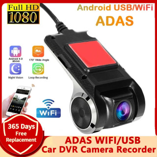 Avtomobil DVR kamerasi HD Wi-Fi USB avtomobil DVR DVD Android pleer ADAS 1080P tungi versiyasi DVR 4k