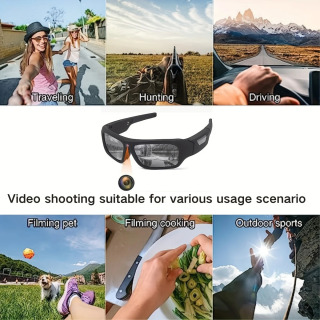 4K HD камера, очки, видео умные очки, уличная мини-камера, камера человеческого тела, камера для велосипедного регистратора, подходит для езды на велосипеде