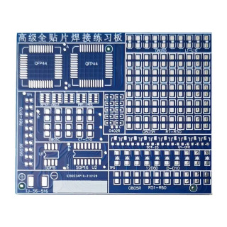 SMD/SMT komponentlari lehimlash amaliy kengashi elektron toʻplamlar oʻquv toʻplami Elektron komponentlar DIY toʻplami SMT aksessuarlari