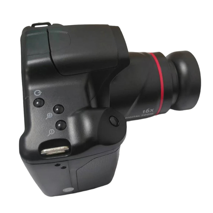 2,4 dyuymli LCD displeyli Vlogging kamerali 16 megapikselli raqamli kamera. Suratga olish uchun 16X raqamli masshtabli videokamera
