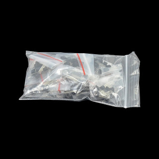 Elektron komponentlar toʻplamlari Metall plyonkali rezistorlar assortimenti LED diodlari elektrolitik kondansatkichli keramik tranzistorlar toʻplami DIY toʻplami