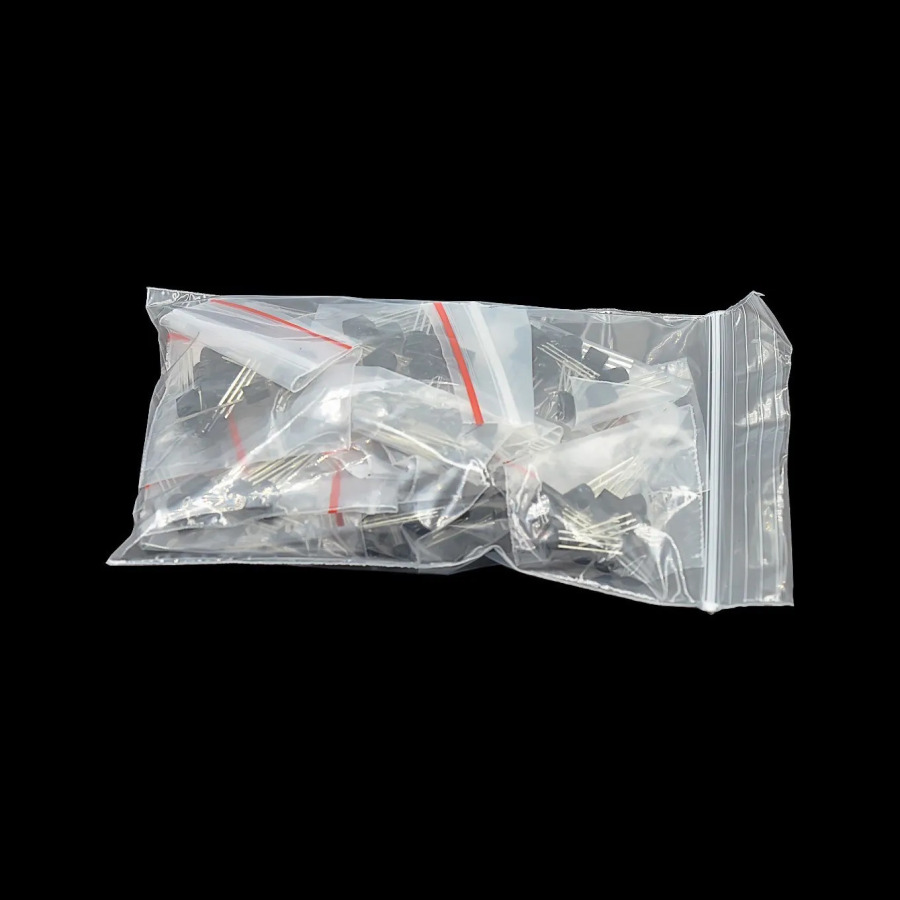 Elektron komponentlar toʻplamlari Metall plyonkali rezistorlar assortimenti LED diodlari elektrolitik kondansatkichli keramik tranzistorlar toʻplami DIY toʻplami