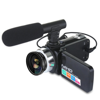 Klassik 24MP videokamera Raqamli videokamera 3 dyuymli LCD displey 18x kattalashtirish raqamli kamera D08A sayohat raqamli videokamera зеленый