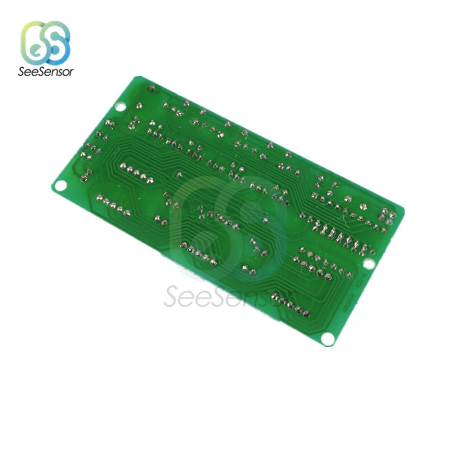 DIY toʻplamlari C51 elektron soat raqamli trubkasi LED displey elektron modul toʻplami qismlari va komponentlari DC 7-12V