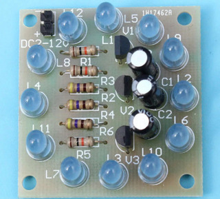 DIY elektronika toʻplami LED PCB toʻplamlari Elektron komponentlar LED Nuh yoritgichli DIY toʻplami ehtiyot qismlari talabalar laboratoriyasi
