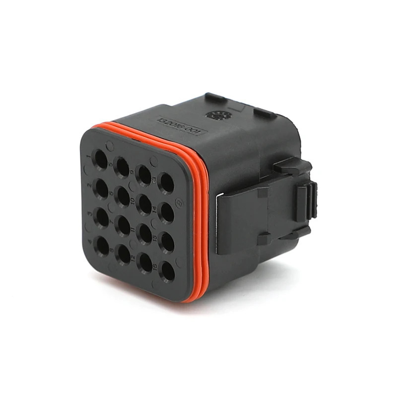 1 toʻplam 132016-001/132016-000 elektron komponent 16 pinli erkak/ayol ITT seriyali avtomobil dumaloq ulagichi qoʻshimcha terminali