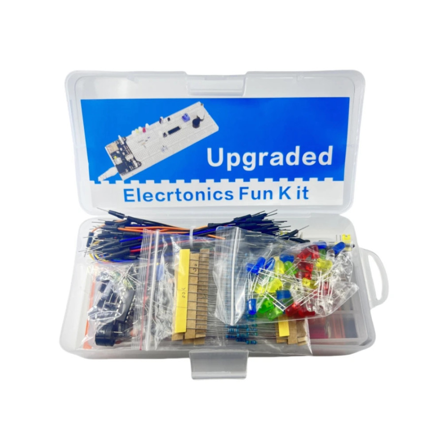 Arduino UNO R3 uchun elektron komponentlar toʻplami DIY boshlangʻich loyihasi umumiy kondensatorlar rezistorlar kondensatorlari 830-quduqni ishlab chiqish kengashi