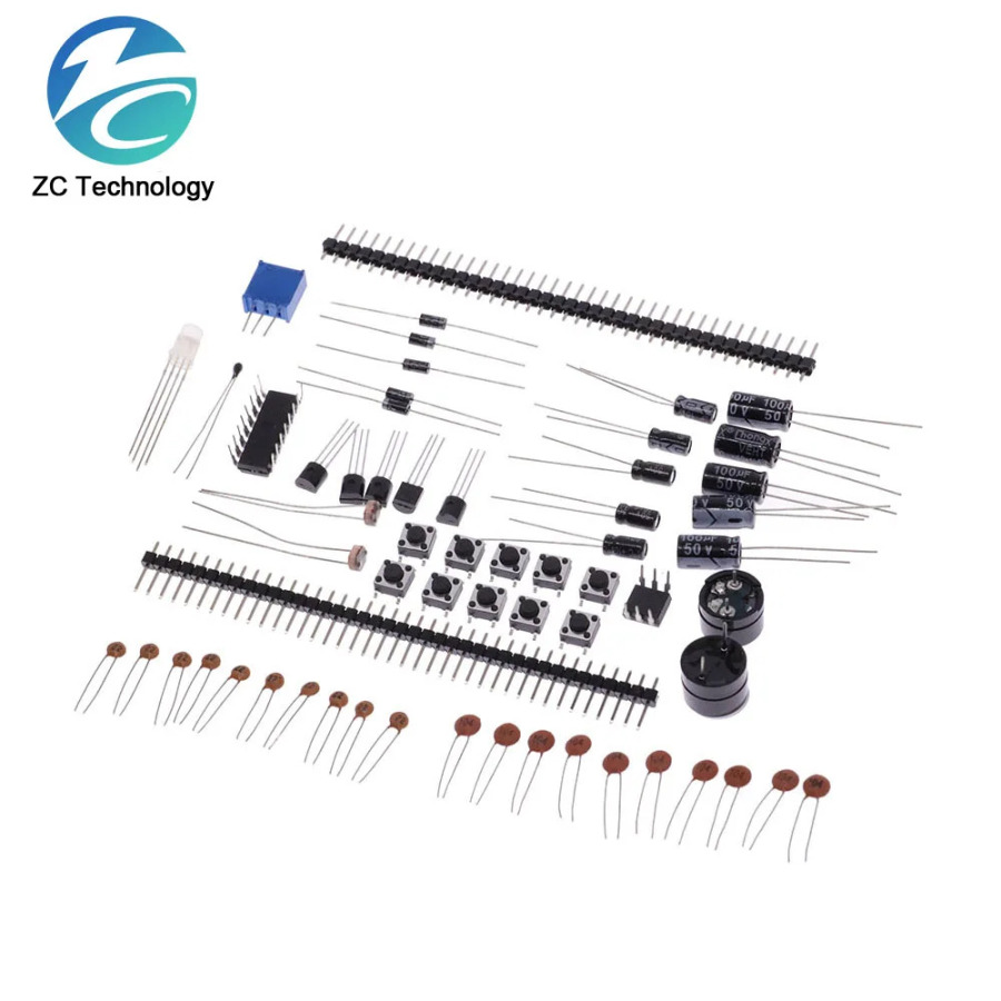 Новые электронные компоненты, базовый стартовый комплект для Arduino UNO MEGA2560 Raspberry Pi со стандартным звуковым индикатором, конденсаторный резистор
